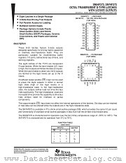 SN54F373FK datasheet pdf Texas Instruments