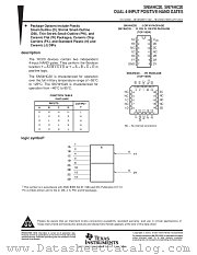SN54HC20FK datasheet pdf Texas Instruments