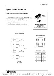 SL74HC08D datasheet pdf System Logic Semiconductor