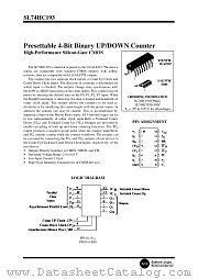 SL74HC193N datasheet pdf System Logic Semiconductor