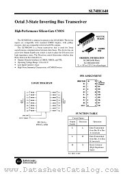 SL74HC640N datasheet pdf System Logic Semiconductor
