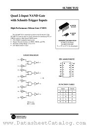 SL74HCT132 datasheet pdf System Logic Semiconductor