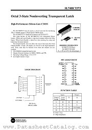 SL74HCT373 datasheet pdf System Logic Semiconductor