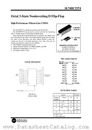 SL74HCT374 datasheet pdf System Logic Semiconductor