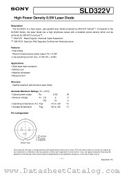 SLD322V-25 datasheet pdf SONY