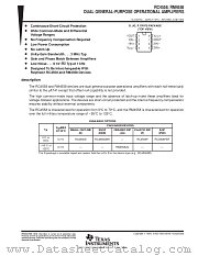 RM4558PS datasheet pdf Texas Instruments
