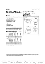 PC12310NSZ datasheet pdf SHARP