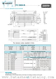 PC2004-B datasheet pdf Powertip Technology