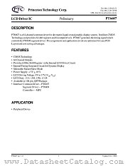 PT6607-H datasheet pdf Princeton Technology Corporation
