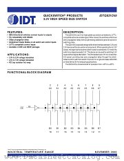 IDTQS3V245Q datasheet pdf IDT