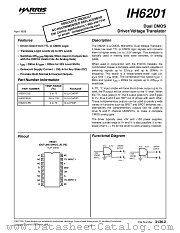 IH6201CPE datasheet pdf Intersil
