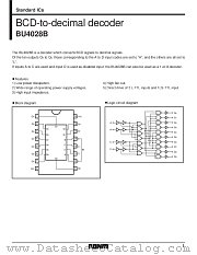 BU4028 datasheet pdf ROHM