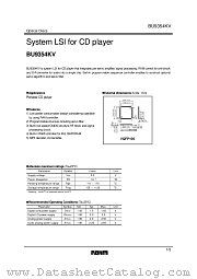 BU9354KV datasheet pdf ROHM