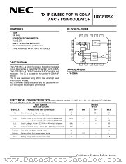 UPC8195K-E1 datasheet pdf NEC