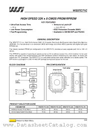 WS57C71C-45D datasheet pdf ST Microelectronics