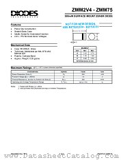 ZMM8V2 datasheet pdf Diodes