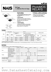 AQY277AX datasheet pdf Matsushita Electric Works(Nais)