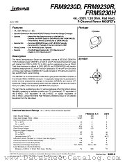 FRM9230D datasheet pdf Intersil