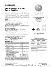 MBRS540T3G datasheet pdf ON Semiconductor