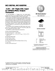 MC10EP90D datasheet pdf ON Semiconductor