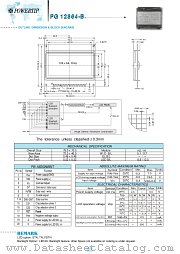 PG12864-B datasheet pdf Powertip Technology