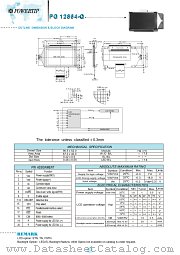 PG12864-Q datasheet pdf Powertip Technology