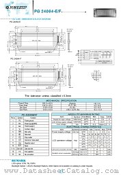 PG24064-E_F datasheet pdf Powertip Technology