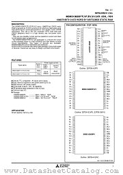 M5M51008DRV datasheet pdf Mitsubishi Electric Corporation