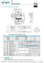 PG9732-B datasheet pdf Powertip Technology