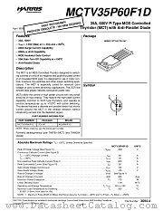 MCTV35P60F1D datasheet pdf Intersil