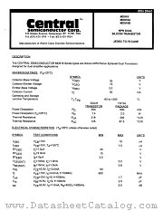 MD918A datasheet pdf Central Semiconductor
