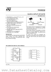 74VHC32T datasheet pdf ST Microelectronics
