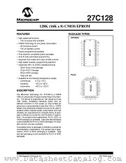 27LC128 datasheet pdf Microchip