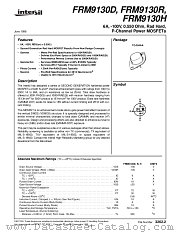 FRM9130H datasheet pdf Intersil