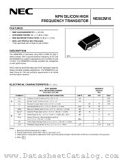 NE662M16-T3 datasheet pdf NEC