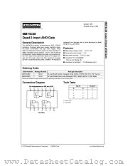 MM74C08M datasheet pdf Fairchild Semiconductor