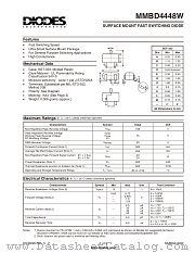 MMBD4448W-7 datasheet pdf Diodes