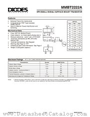 MMBT2222A-7 datasheet pdf Diodes