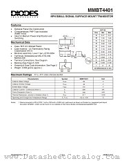 MMBT4401-7 datasheet pdf Diodes