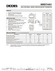 MMDT4401-7 datasheet pdf Diodes