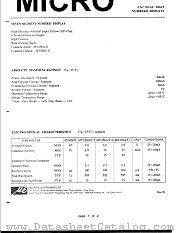 MY256A-1 datasheet pdf Micro Electronics