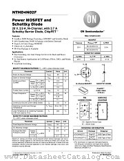 NTHD4N02F datasheet pdf ON Semiconductor