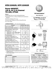 NTB125N02R datasheet pdf ON Semiconductor
