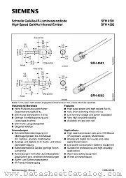 SFH4592 datasheet pdf Siemens