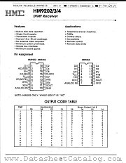 HM9203 datasheet pdf HMC
