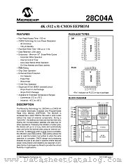 27C04A datasheet pdf Microchip