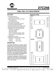27C256 datasheet pdf Microchip