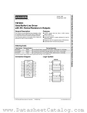 74F2244MSA datasheet pdf Fairchild Semiconductor