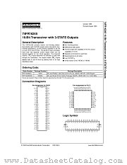 74FR16245SSC datasheet pdf Fairchild Semiconductor