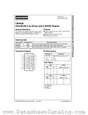 74FR240SC datasheet pdf Fairchild Semiconductor